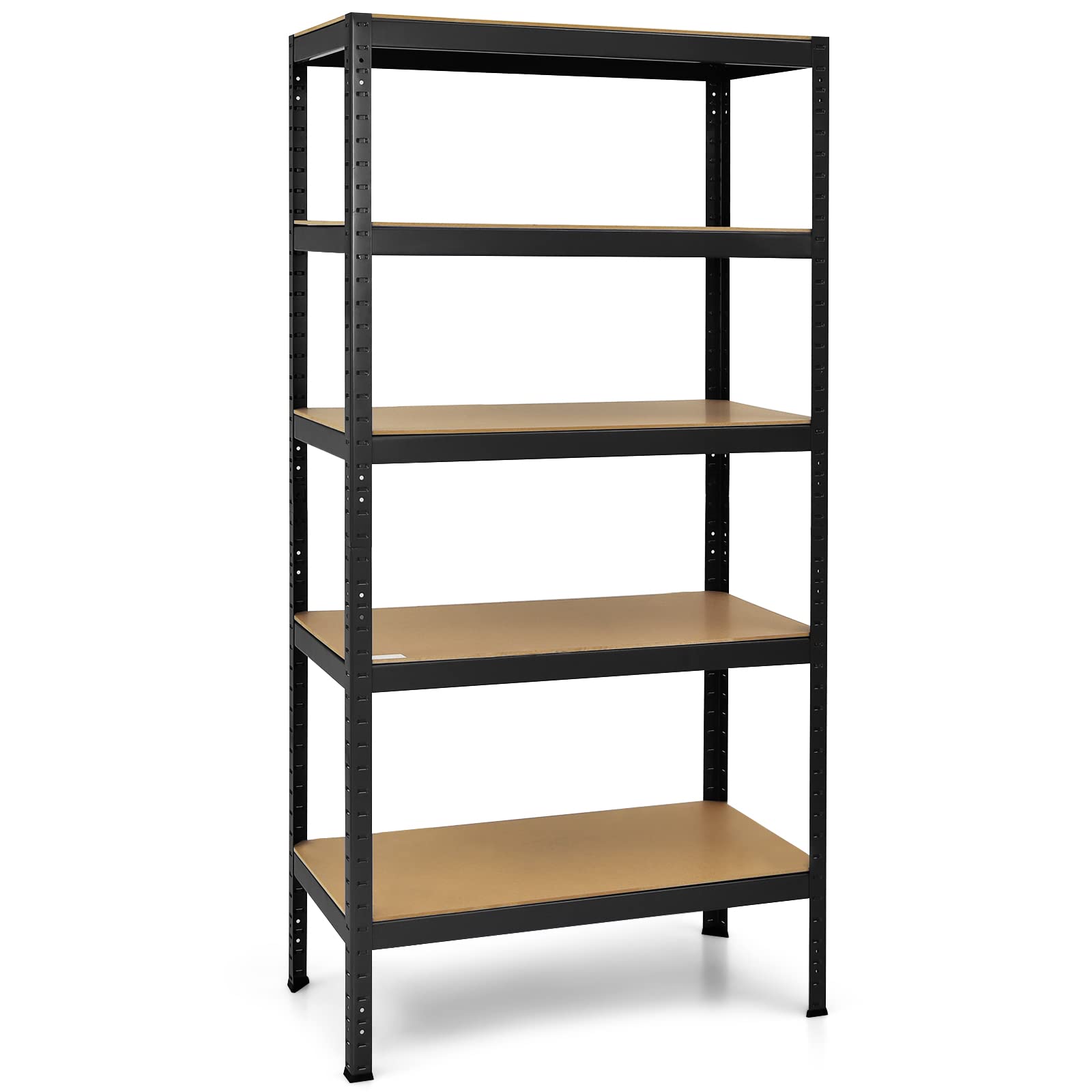 Tangkula 72" Storage Shelves, Heavy Duty Steel Frame 5-Tier Garage Shelf